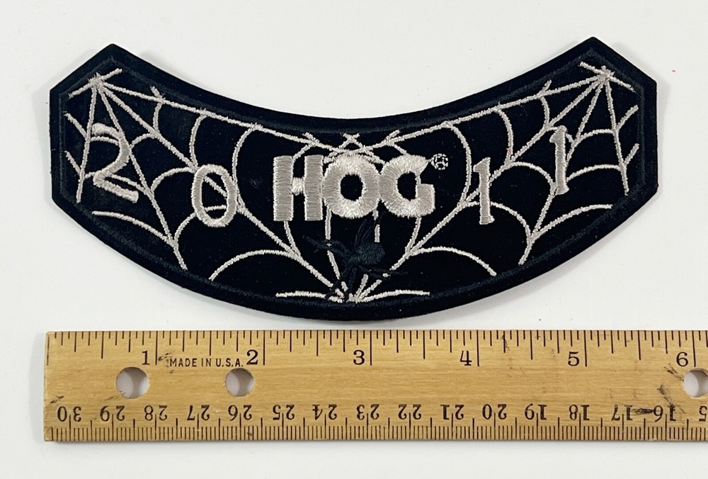 Harley-Davidson Owners Group HOG 2011 Spider Web Patch