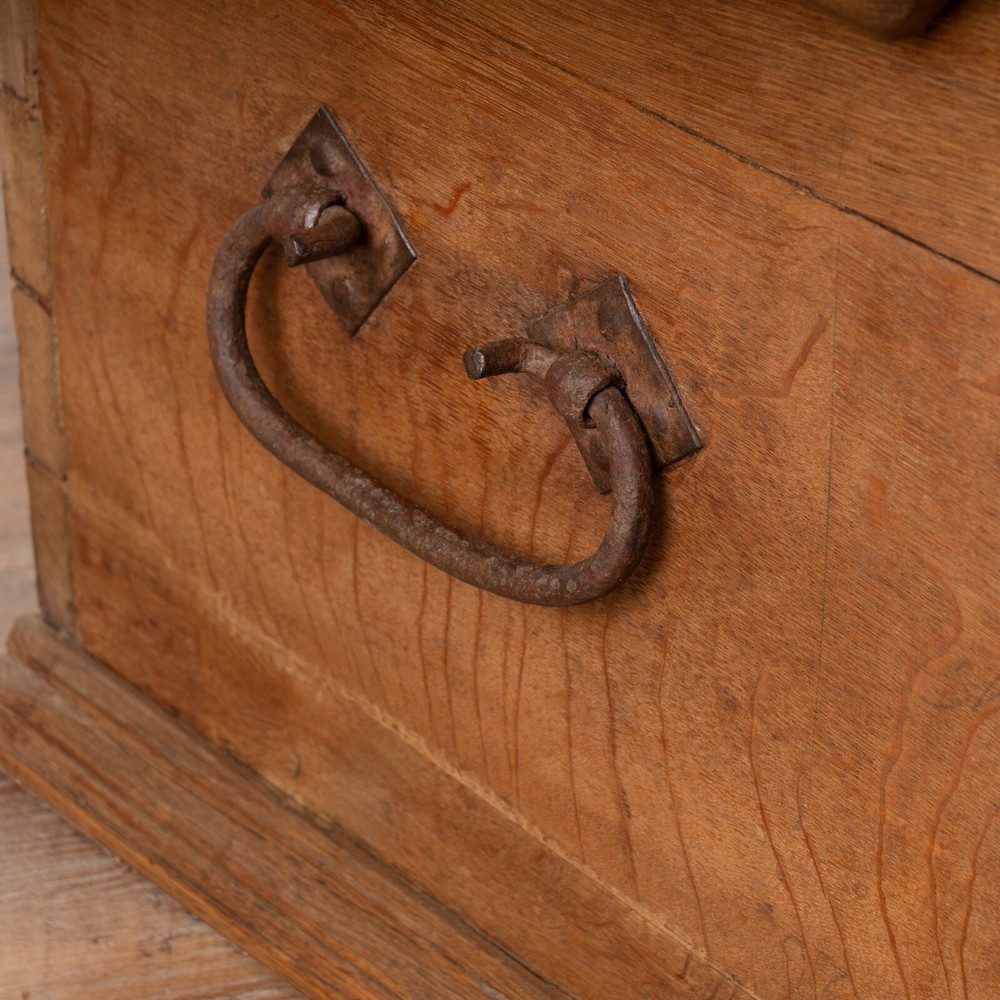18th Century Oak Trunk or Coffer, Denmark