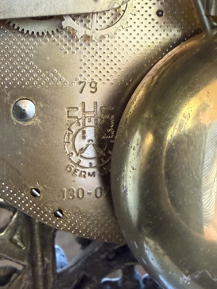 Franz Hermle Brass Clock