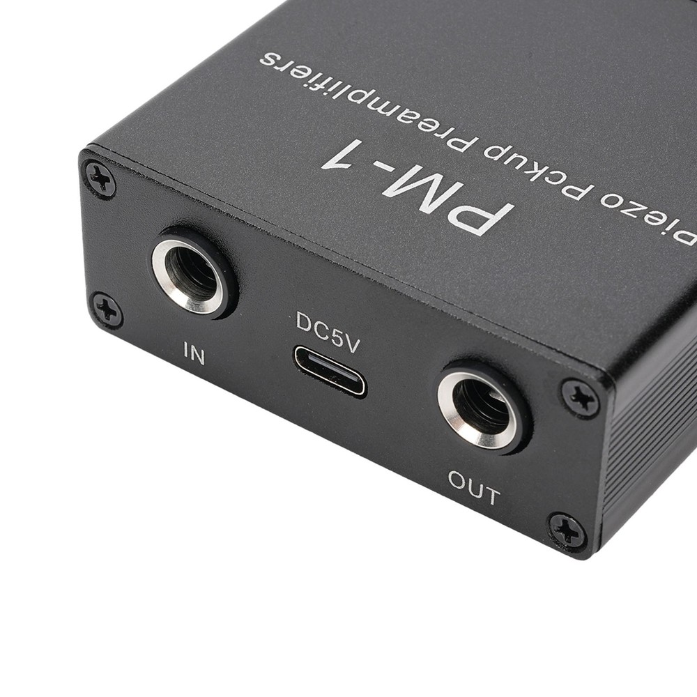 Compact Piezo Pickup Preamp Amplifier For Guitar New
