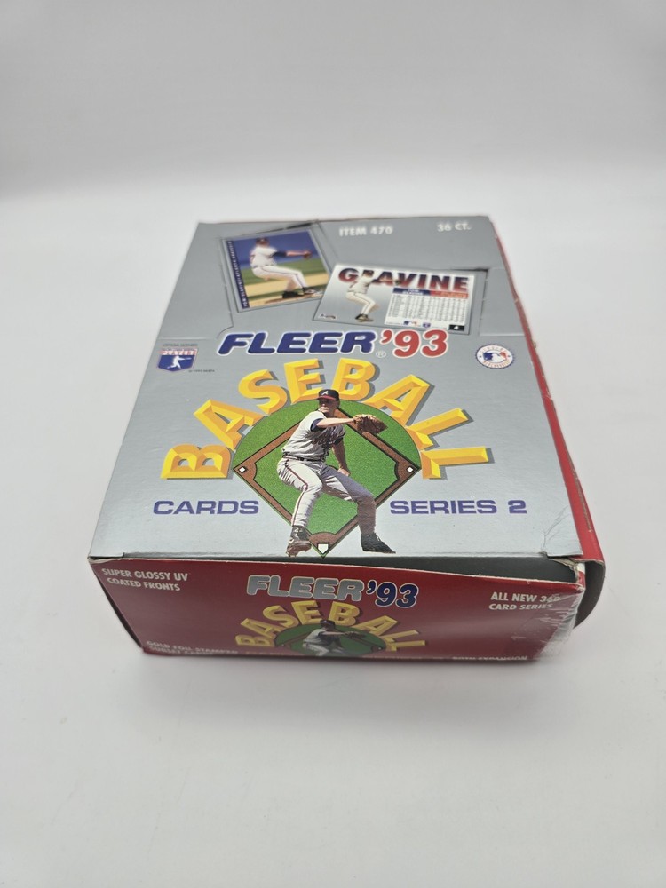 1993 Fleer Baseball Card Box Opened Series 2