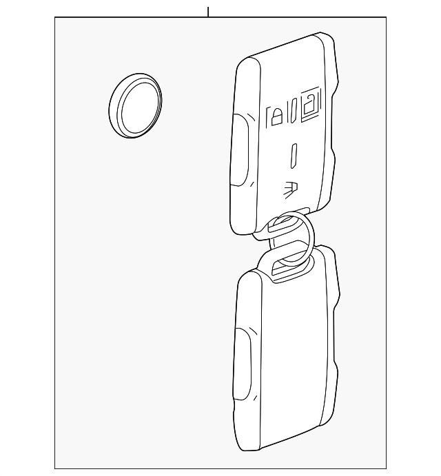 Genuine GM Remote Control Door Lock Transmitter 13577765