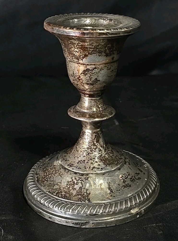 Sterling Silver Candle Holders