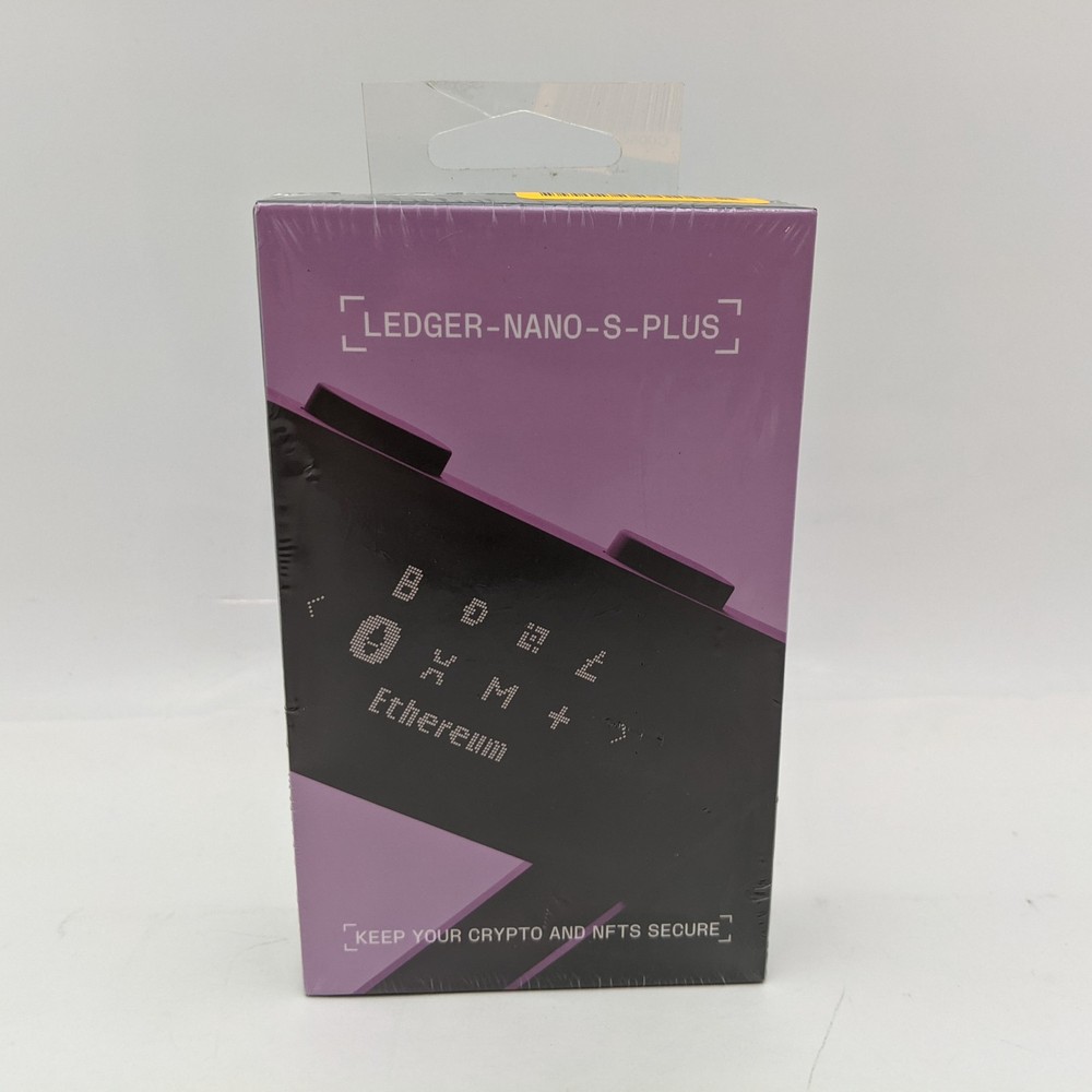 Ledger Nano S Plus Crypto Wallet Black