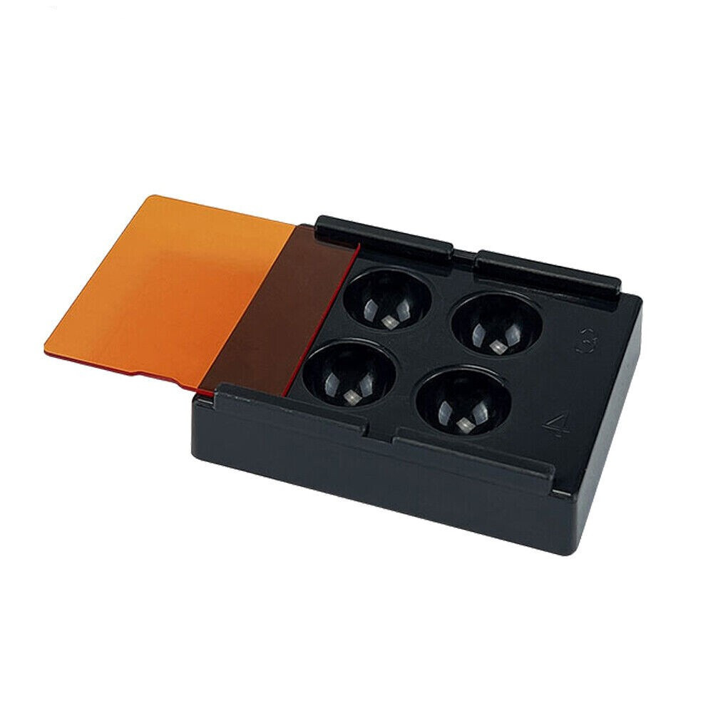 4 Holes Dental High Quality Patch Denture Veneer Storage Box Teeth Patch Shading