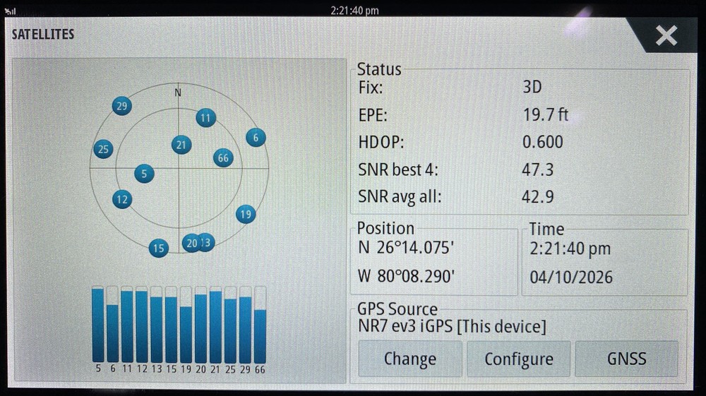 Simrad NSS7 Evo3 7" Touchscreen MFD Chartplotter (Tested Good)