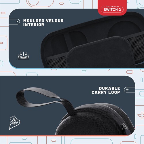 Switch 2 Accessory: Case - 4Gamers Premium Travel Kit [New ]