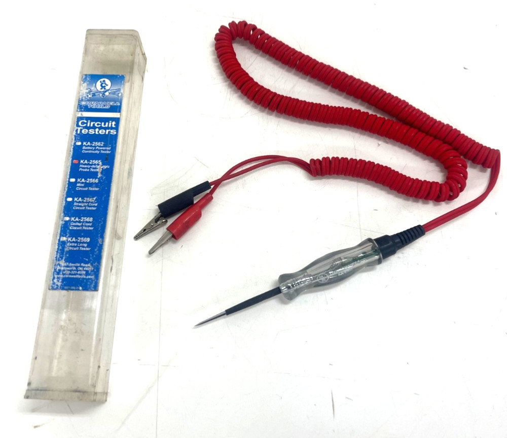 CORNWELL TOOLS HEAVY DUTY LOGIC PROBE TESTER, RED, KA-2565