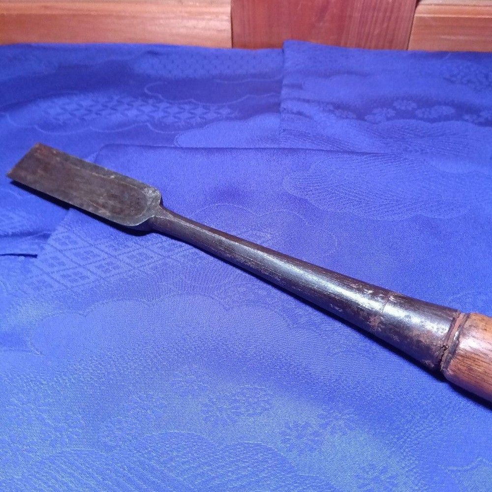 Vintage Japanese Chisel Set Tool 4 Pieces Carpentry