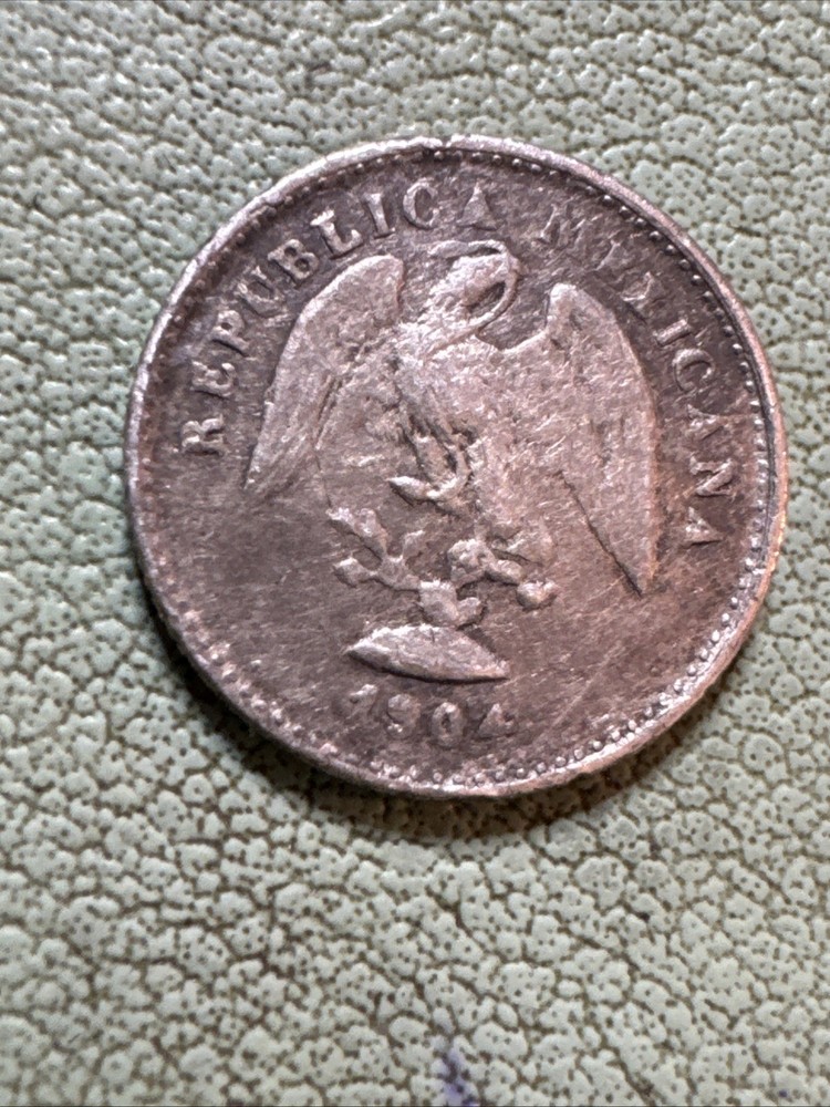 Mexico 5 centavos 1904 Cn H KM#400.2
