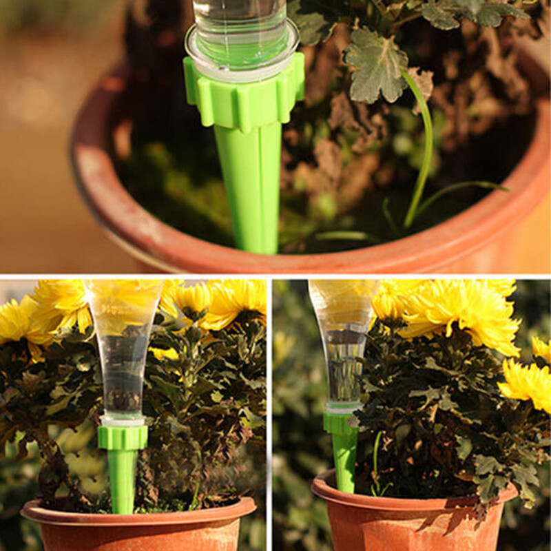 12Pcs Self Watering Spikes Automatic Irrigation Watering Drip System for Plants