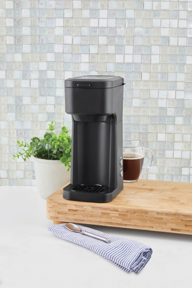 Black Matte Single Serve Coffee Maker