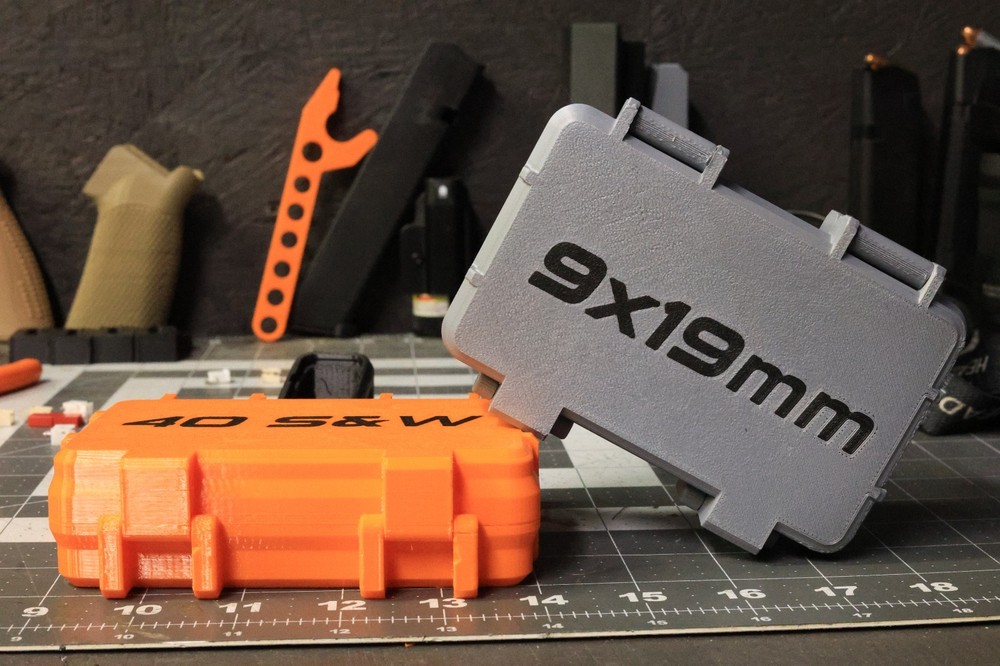 3D Printed 9mm 50-Round Ammo Box