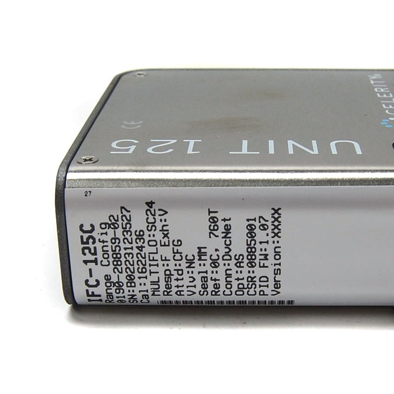 Celerity Unit IFC-125C Mass Flow Controller MFC (SF6/100cc) D-Net Digital C-Seal