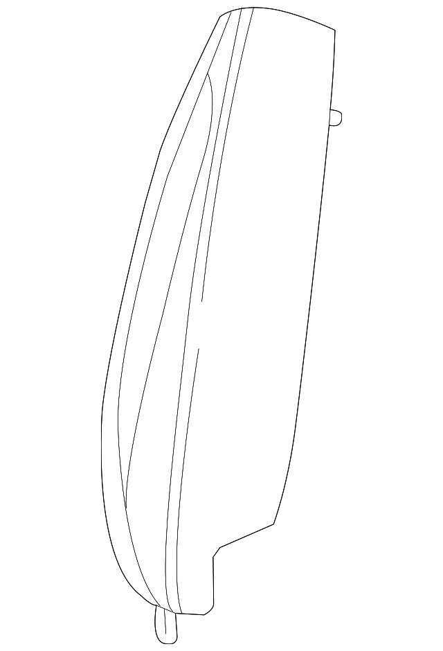 Genuine GM Medium Titanium Rear Driver Side Seat Back Bolster 95415747