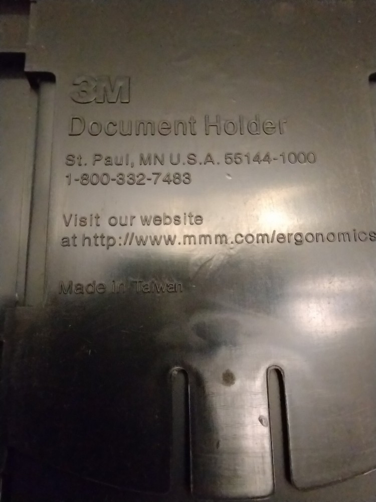 🆕 3M DH340MB Desktop Document Holder with Adjust Clip, 150 Sheet Capacity NIB