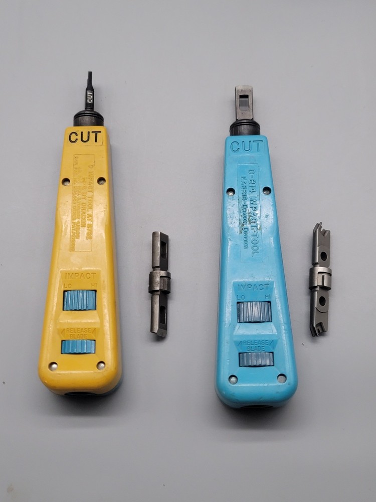 2Vtg HARRIS-DRACON D IMPACT TOOLS W/ XTRA CUTTING TIPS