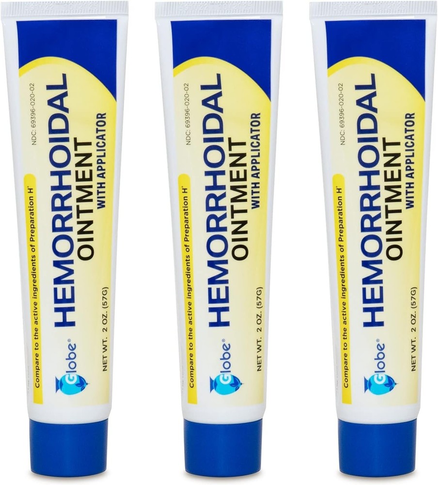 Hemorrhoidal Ointment 2 oz (Compare to PREPARATION H) - 3 pack