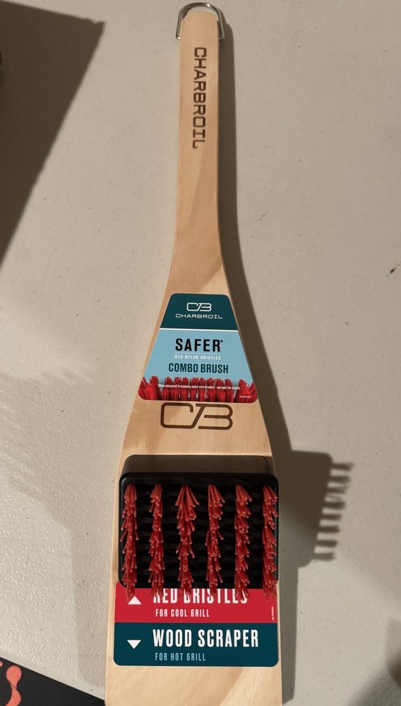 charbroil wood combo brush