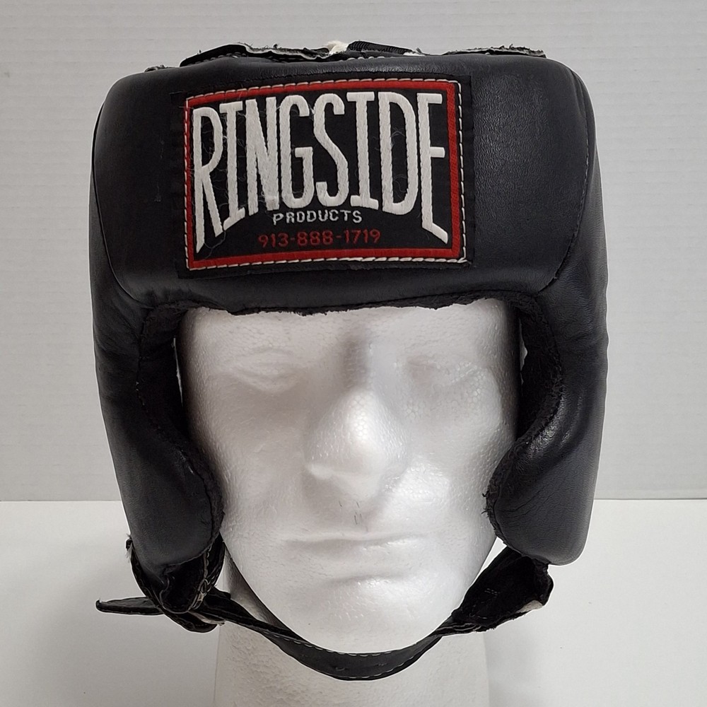 "RINGSIDE", LEATHER, BOXING HEAD PROTECTOR