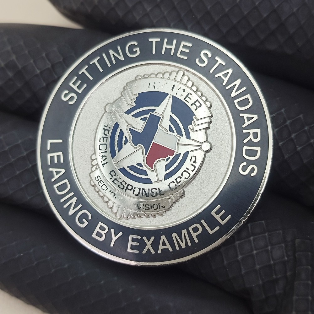 Setting the Standards Special Response Group Security Division Challenge Coin