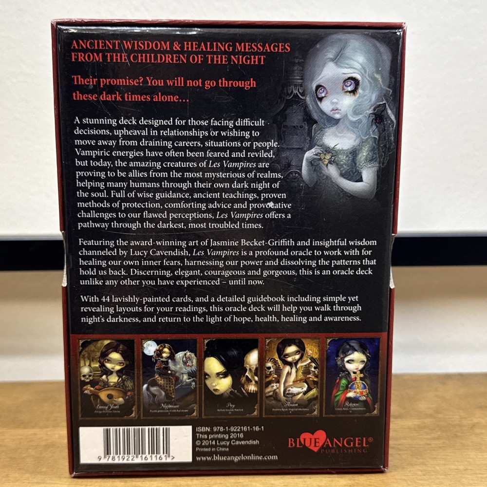 Les Vampires Oracle Cards by Lucy Cavendish Authentic-Complete!