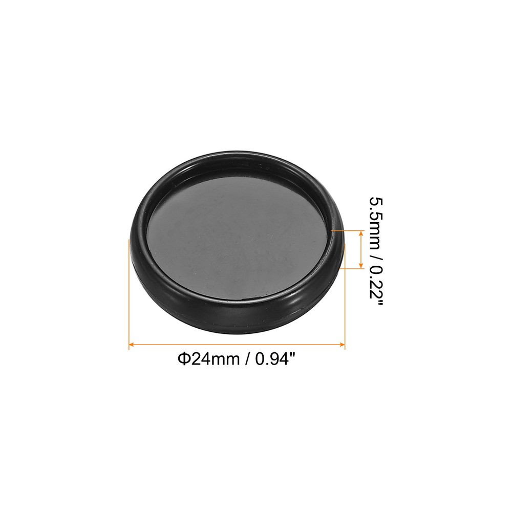 24mm Book Binding Discs 33pcs Discbound Expansion Discs Round, Black