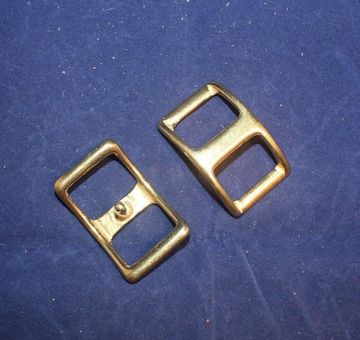 Buckles - 3/4" Conway - Solid Brass - Pack of 4 (F140)