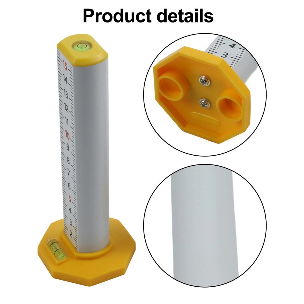 2Pcs Magnetic Base Height Ruler for Precision For Carpentry and Renovation