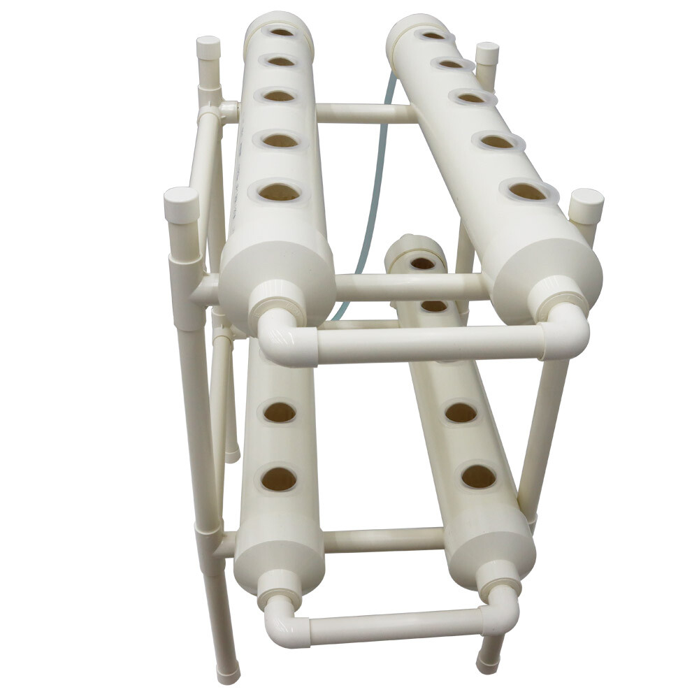 Hydroponic Grow Kit Vegetables Hydroponics Growing System 20Sites 4Pipes 2Layers