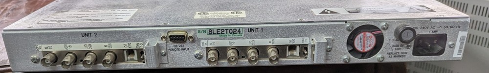 DPS MicroSync ES-2200S Dual Frame Synchronizer Genlock Processor Rackmount
