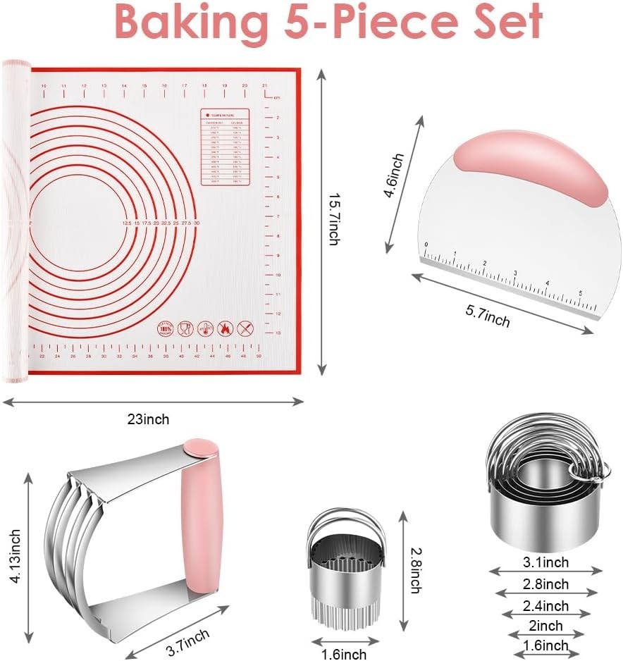 5-Piece Stainless Steel Utensil Set