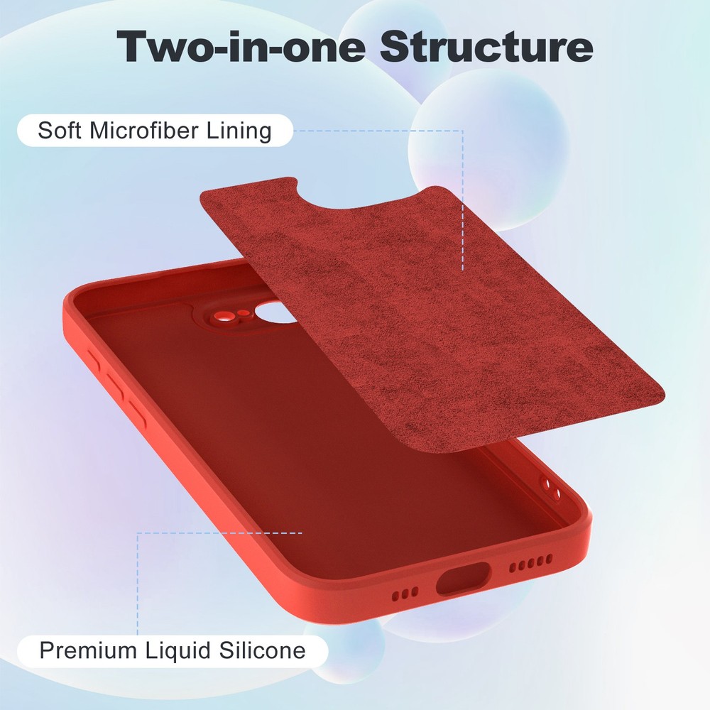 For iPhone 17e Protective Case - Premium Liquid Silicone w/ Precision Cutouts US