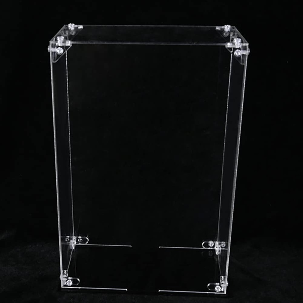 Acrylic Display Case Triangle Connector Clear Box Corner Joint Screws 8 PCS