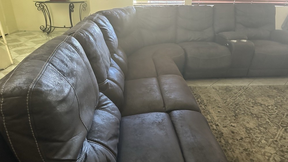 L-Shaped Cloud Couch 3 Recliners