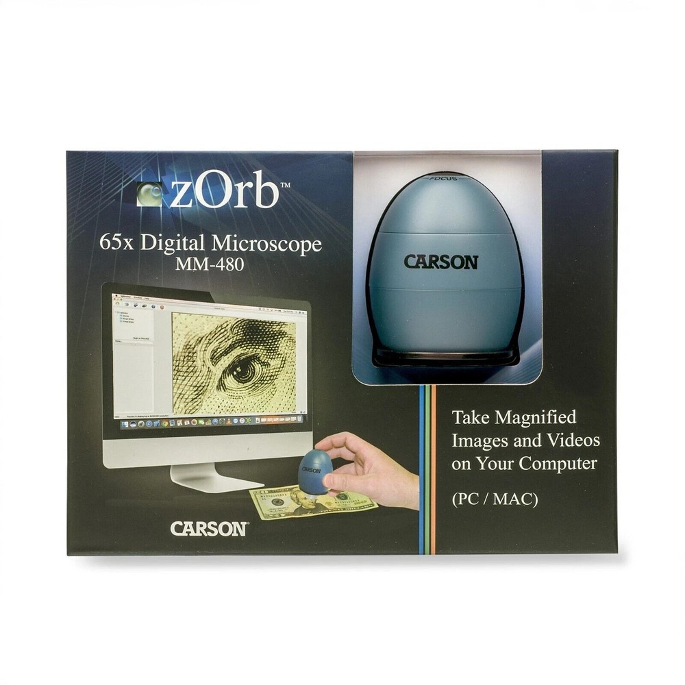 ZOrb 65x Digital Microscope Integrated Camera and Video Pc/mac