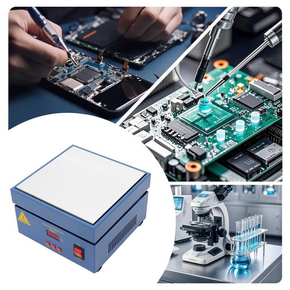 High-Performance Electronic Hot Plate with Precise Temperature Control