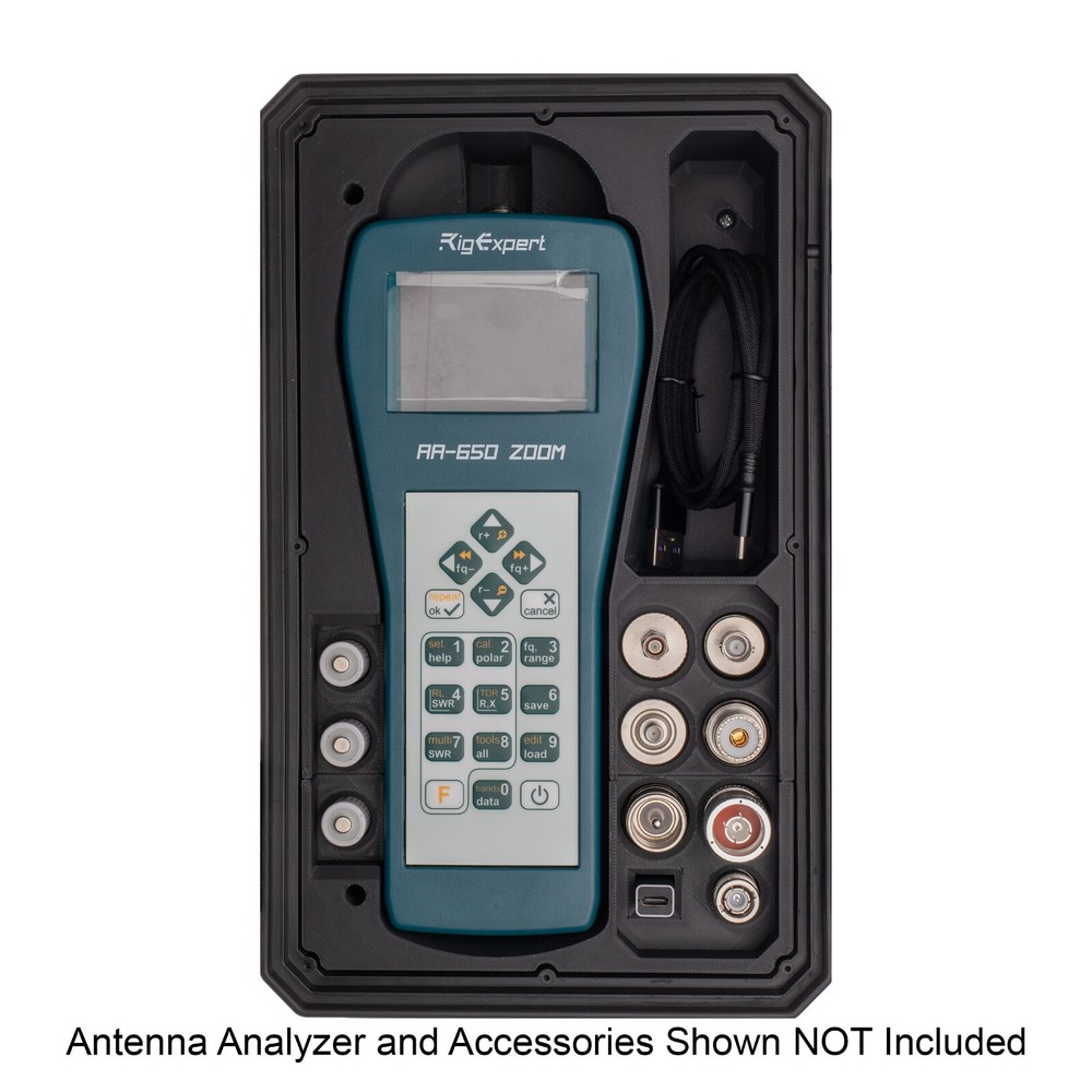 RigExpert Custom Fitted Storage Case AA-650 AA-1500 AA-2000 500 Antenna Analyzer