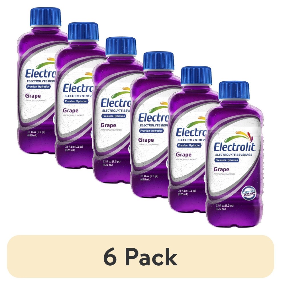 (6 pack) Electrolit Grape 21 FL OZ