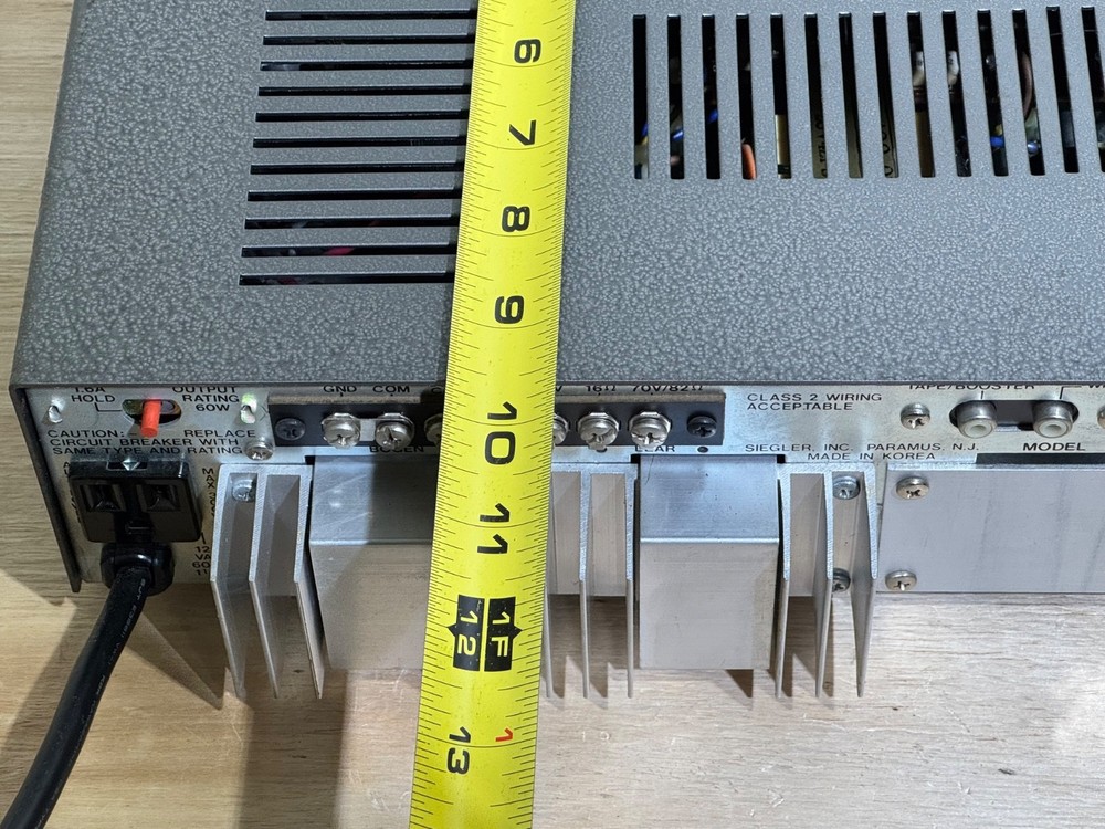 Vintage Bogen C-60B Solid State Power Amp | Unit Powers-On | Unit Sold AS-IS