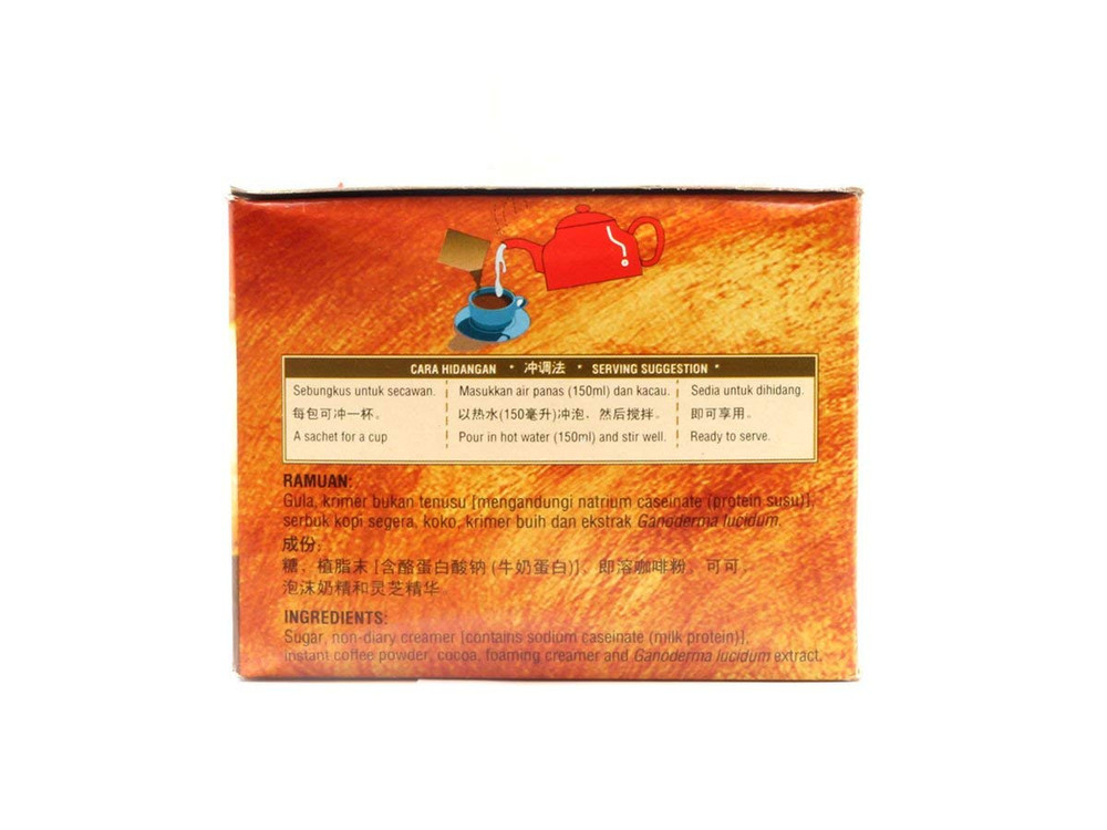 Ganoderma Mocha Coffee - 5 Boxes of Rich Coffee Bliss