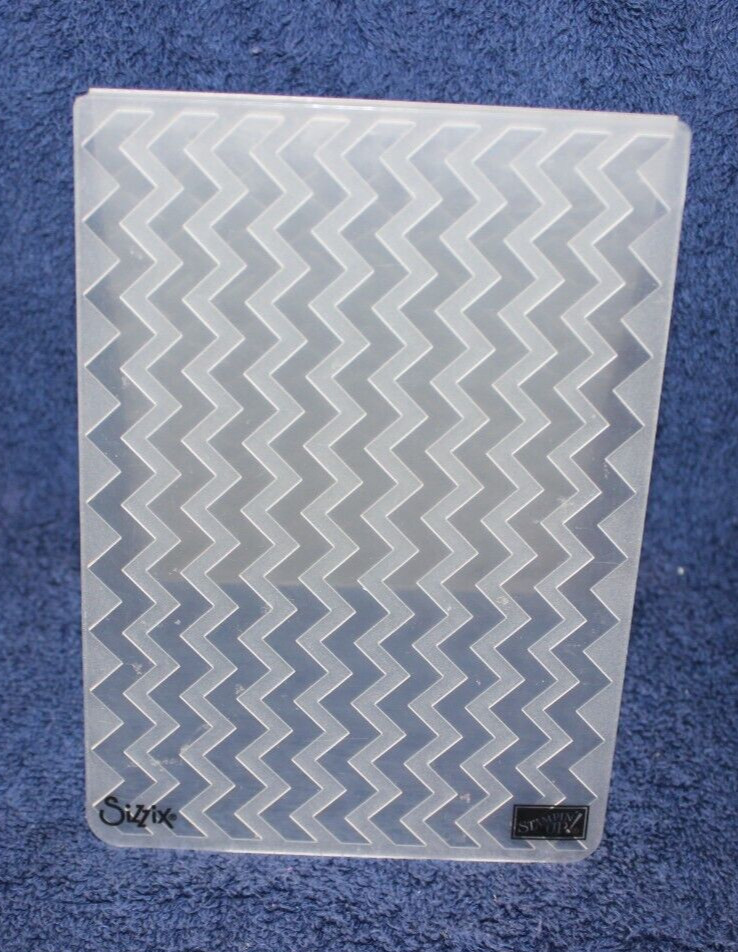 Sizzix Stampin Up Embossing Folder - Zig Zag