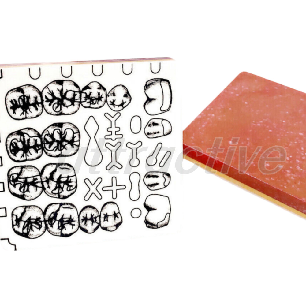 Dental Cavity Tooth Preparation Blocks Caries Remove Model Student Trainer Block