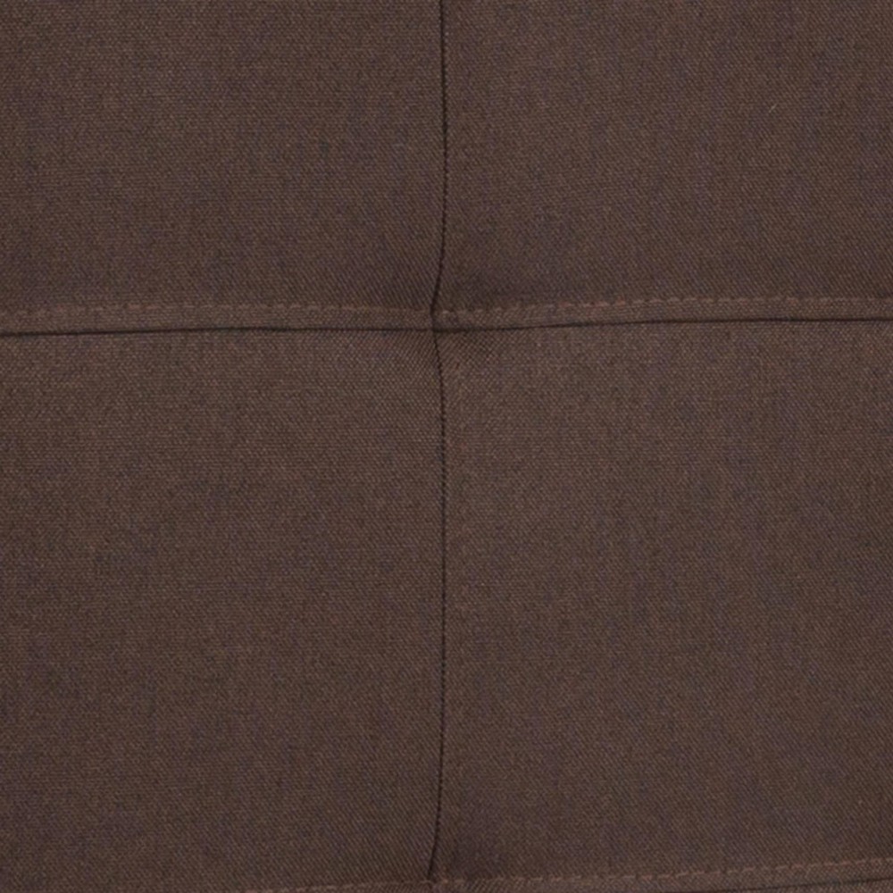 Bowery Hill Modern Tufted Full Panel Headboard in Dark Brown