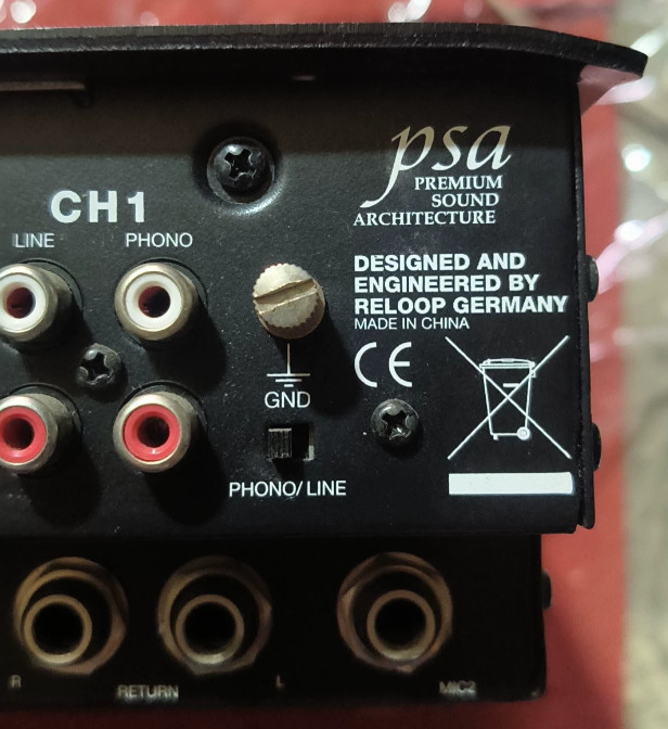 1pcs Reloop RMX-40 DSP Mixing Console