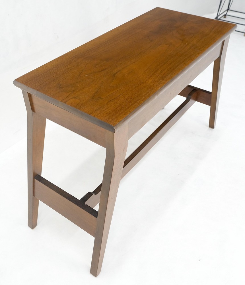 Solid Walnut Lift Top Storage High Seat Organ Bench MINT