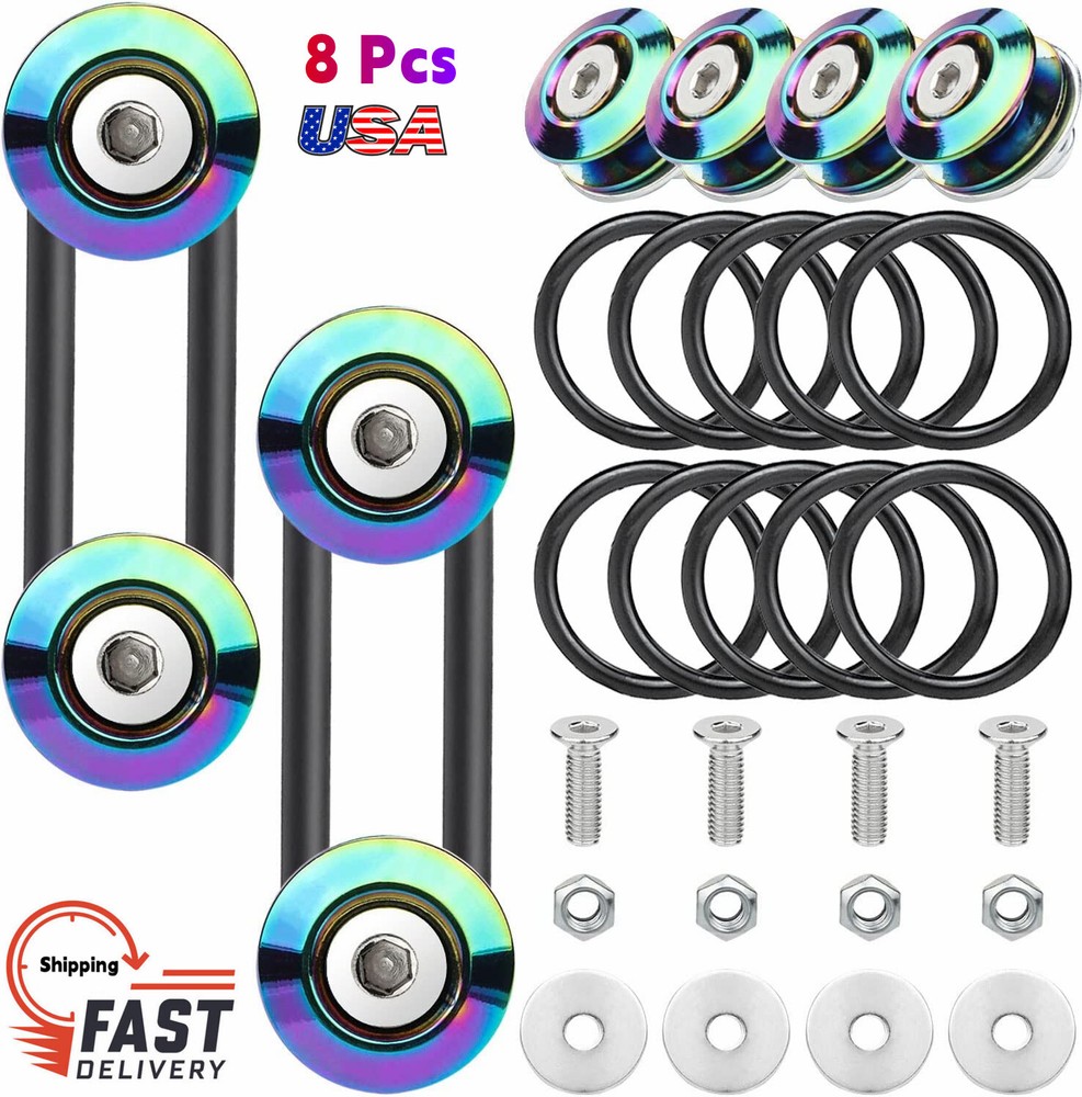 Bumper Quick Release JDM Quick Release Holders Front Rear Bumper Fasteners Trunk