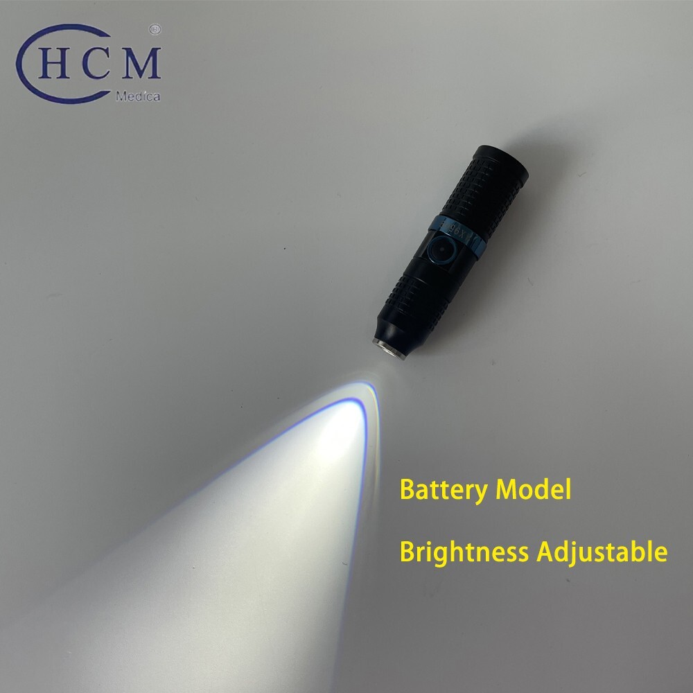 Rechargeable Portable Endoscope Light Source 10W LED Cold Light Source For ENT