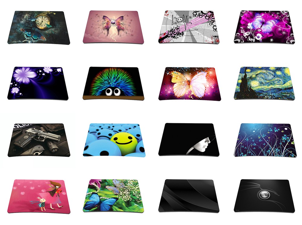 Soft Neoprene Gaming Mouse Pad 2 Laptop Computer PC Optical MousePad 8.5" X 7"
