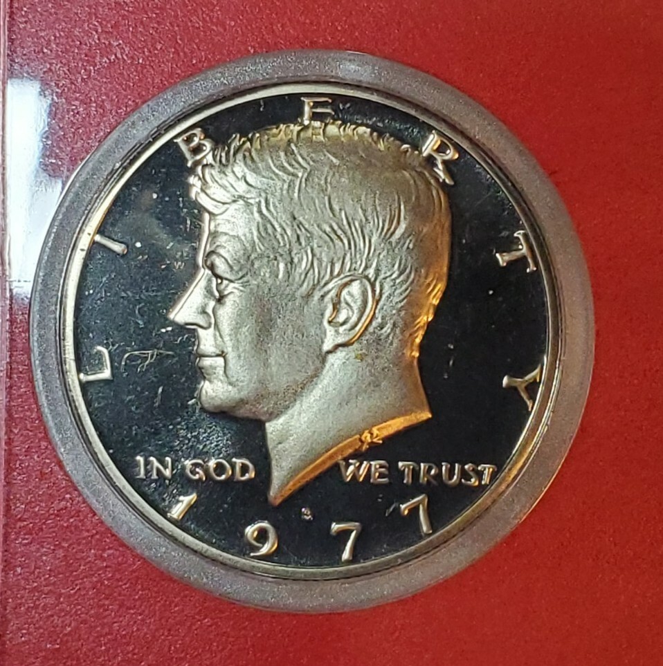 1977 s 1977-s 1977s proof Kennedy half dollar